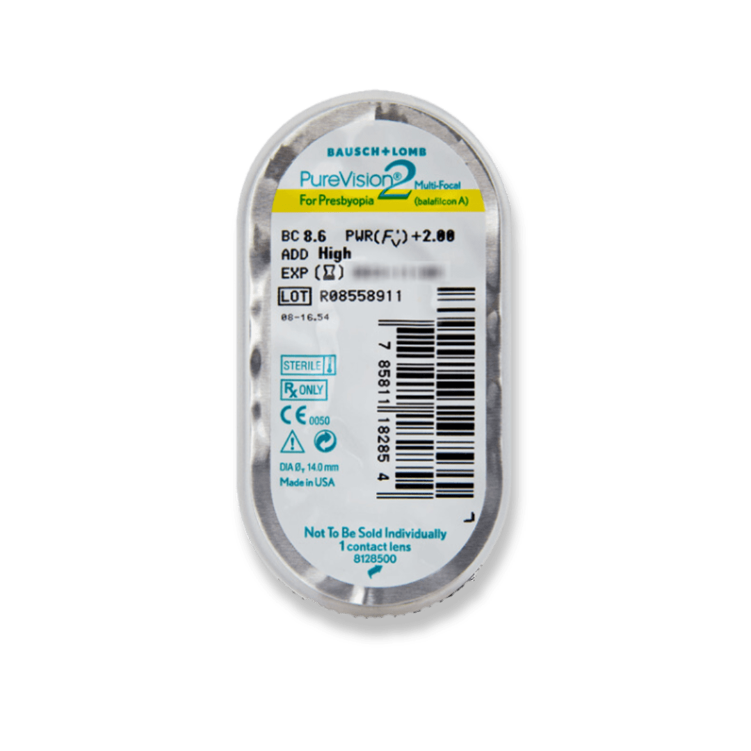 PureVision 2 for Presbyopia - (Monthly, 6 pack)