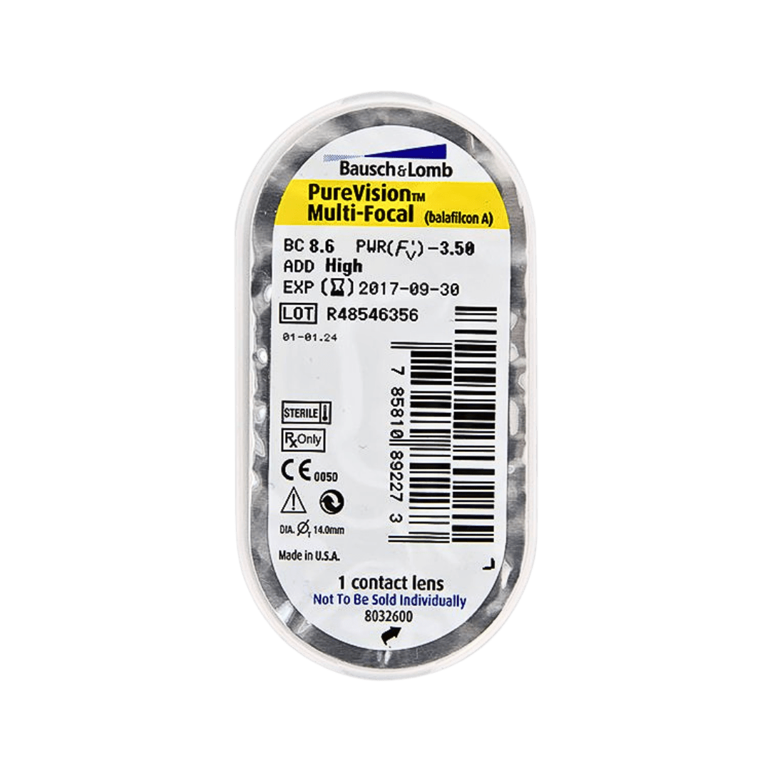 PureVision Multifocal - (Monthly, 6 pack)