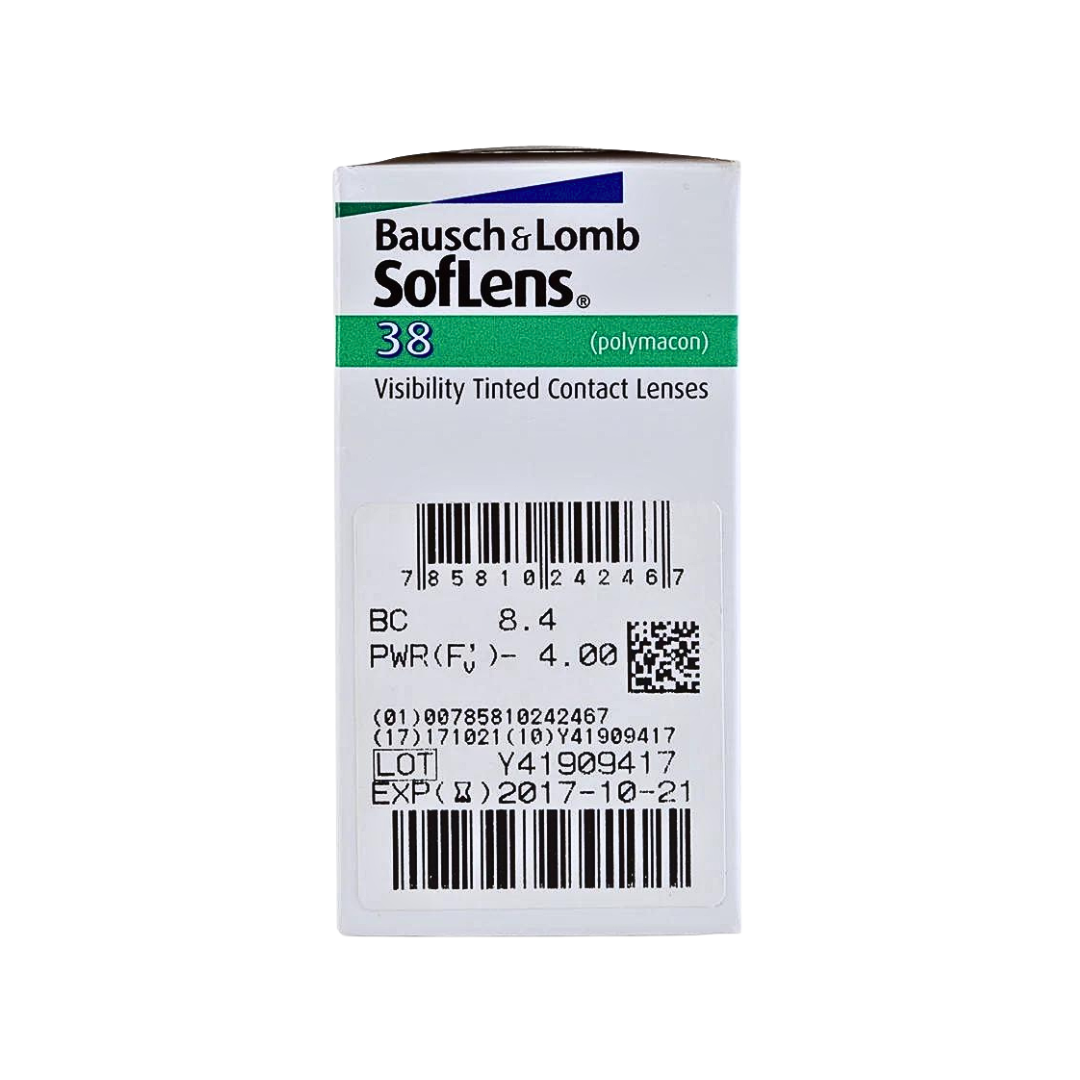 SofLens 38 - (Monthlies, 6 pack)