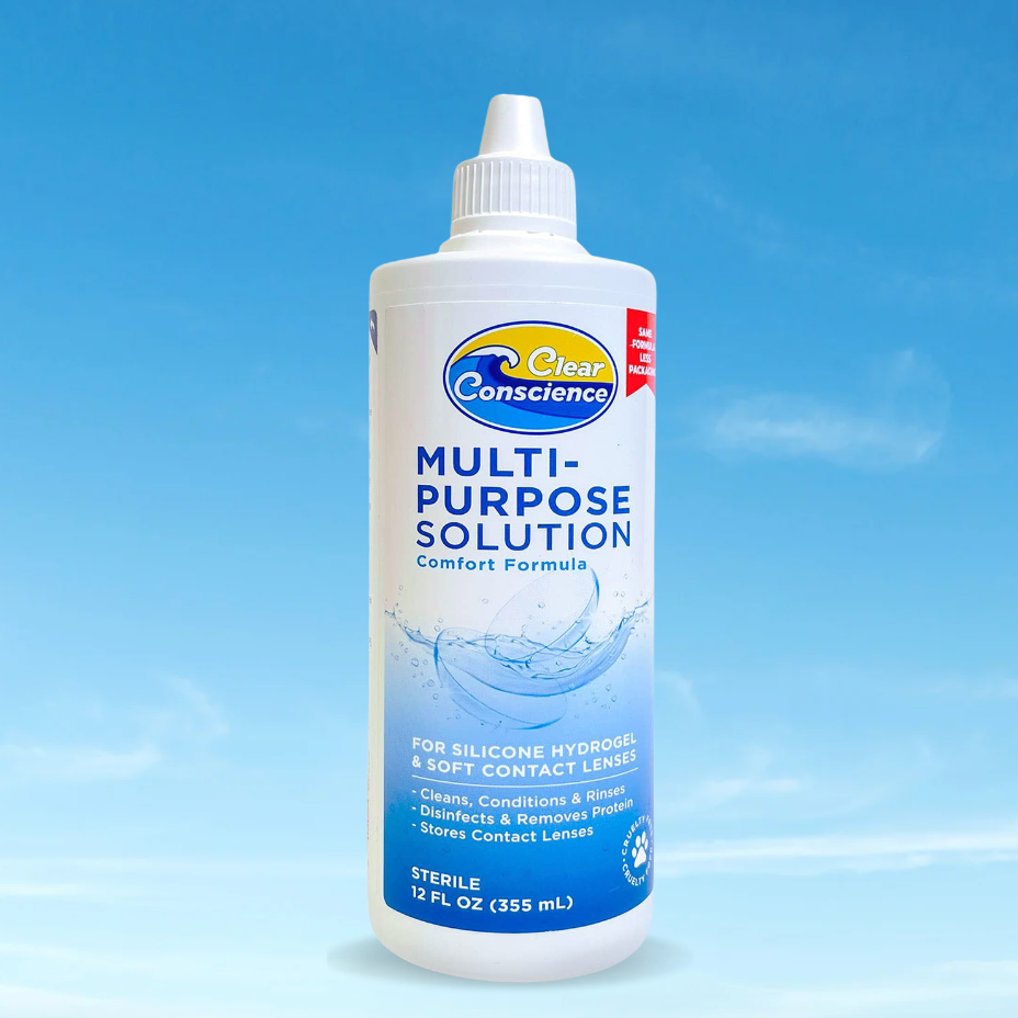 Cruelty-free Contact Lens Solution - 12 oz.