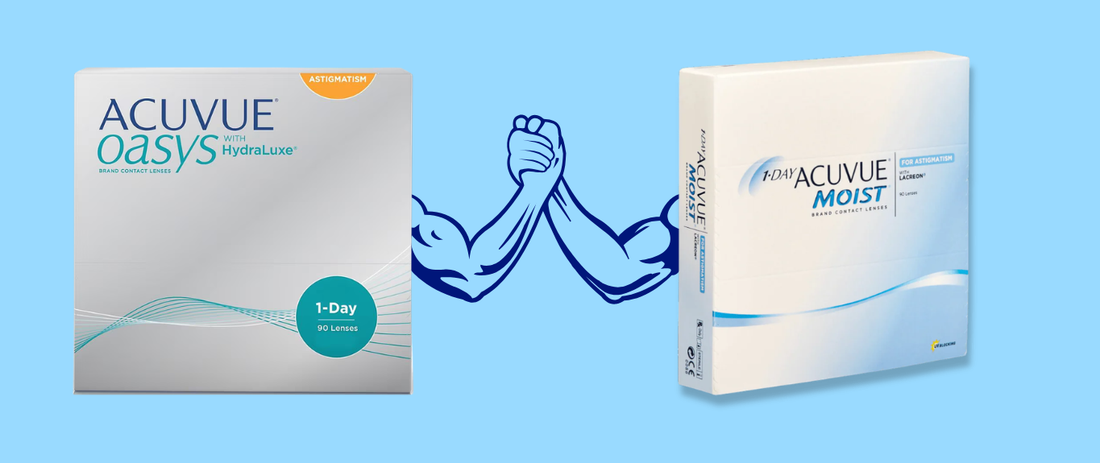 Acuvue Oasys 1-Day vs 1-Day Acuvue Moist for Astigmatism