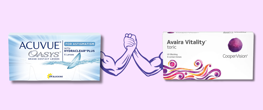 Acuvue Oasys for Astigmatism vs. Avaira Vitality Toric