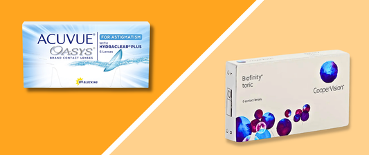 Acuvue Oasys for Astigmatism vs. Biofinity Toric