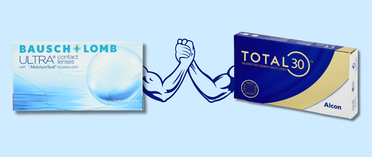 Bausch + Lomb ULTRA vs. TOTAL30: Which Monthly Contact Lens Is Better?
