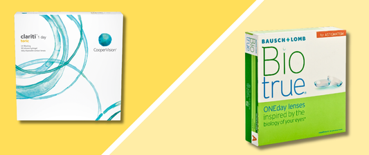 Clariti 1 Day Toric vs. Biotrue ONEday for Astigmatism