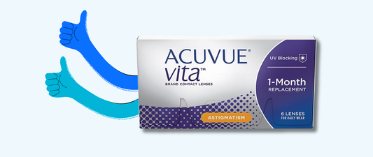 Where to Find the Cheapest Price on Acuvue® Vita for Astigmatism